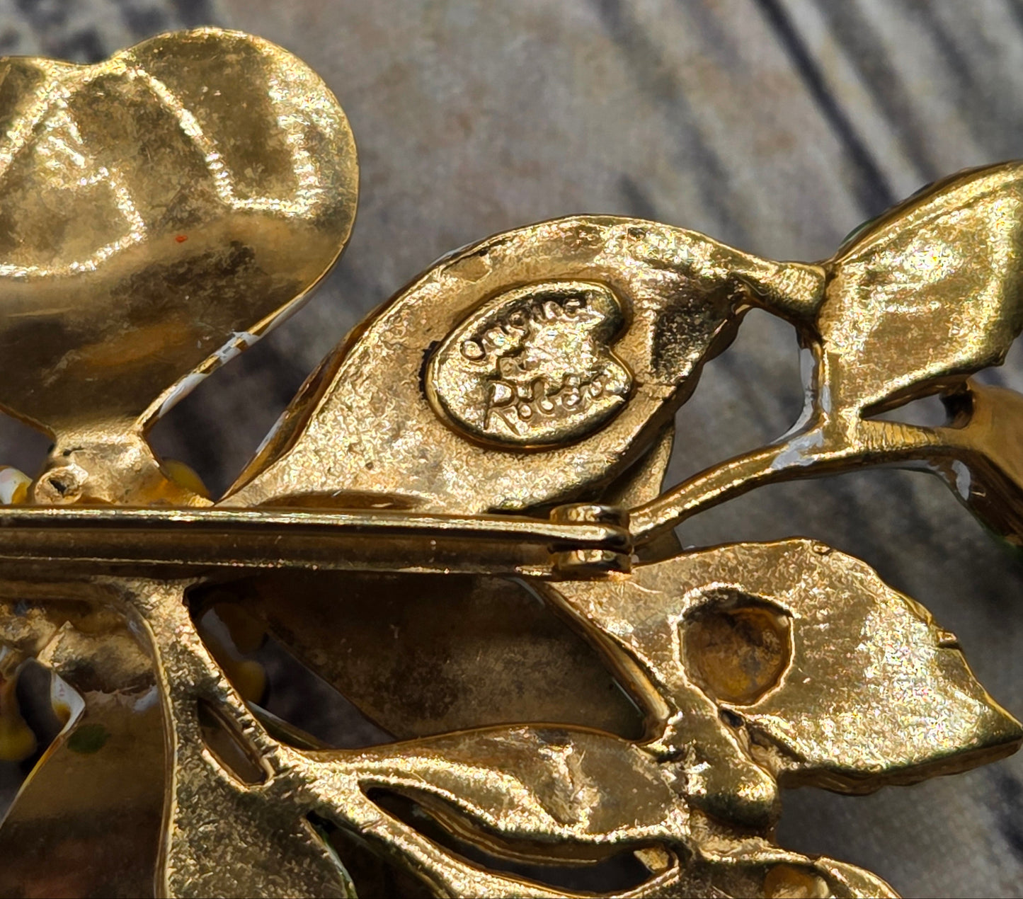 Vintage Original by Robert Dogwood Flower Brooch