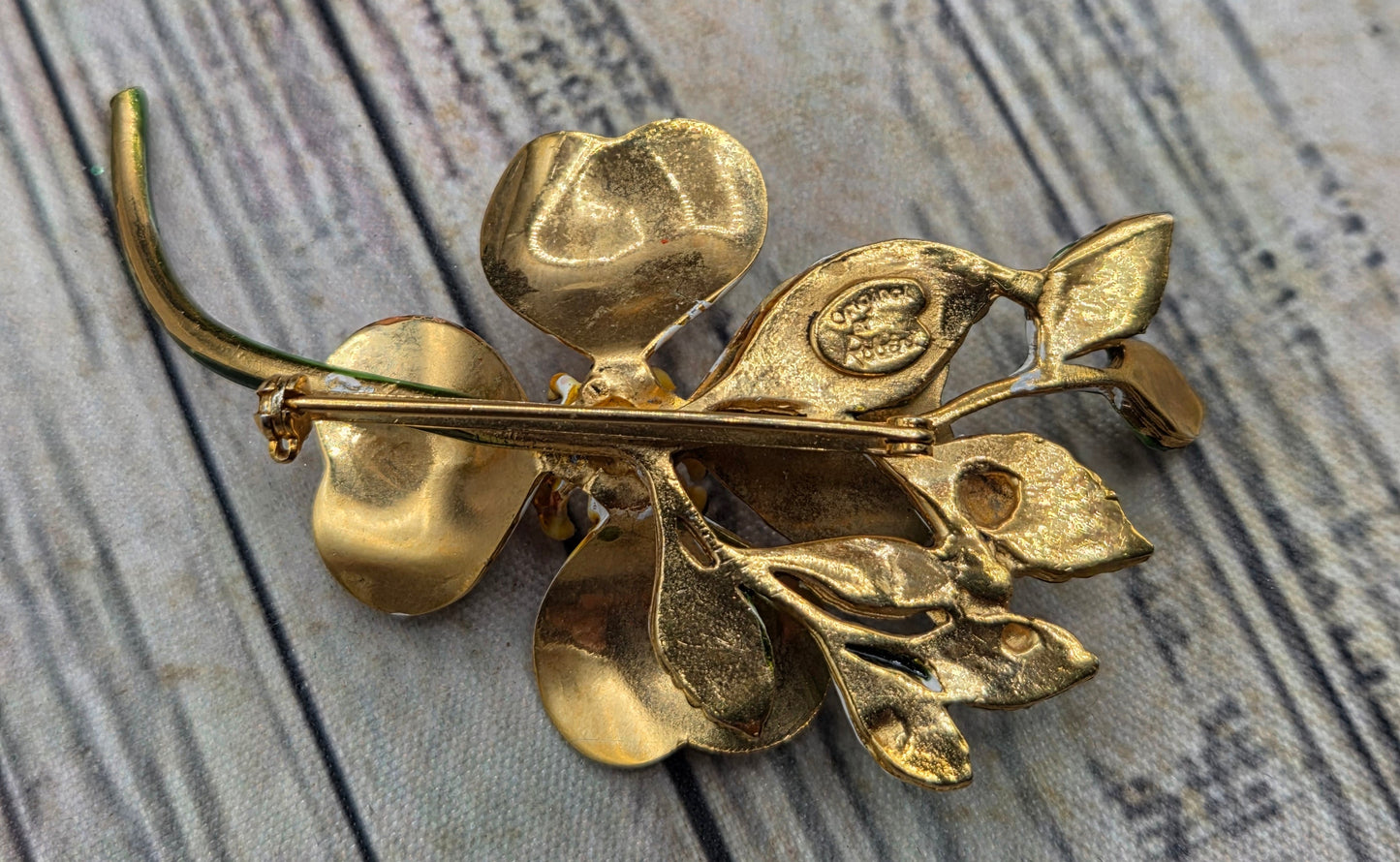 Vintage Original by Robert Dogwood Flower Brooch